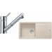 Franke SET G136 granitový drez BFG 611 pieskový melír + batéria FG 7486.031 chróm