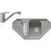 Franke SET G145 granitový drez EGF 682 E sivý kameň + batéria FC 9541.031 chróm