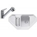 Franke SET G146 granitový drez EGF 682 E biela ľad + batéria FC 9547.031 chróm