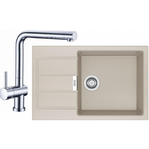 Franke SET T54 tectonitový drez SID 611-78 / 45 BB kávová + batérie Samoa chróm Franke SET T54 tectonitový drez SID 611-78 / 45 BB kávová + batérie Samoa chróm