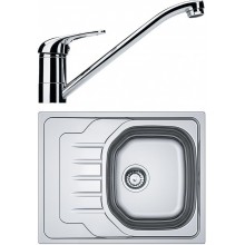 Franke SET N72 (drez OLN 611-63 + batérie FB 250 Chróm) 101.0618.833