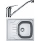 Franke SET N72 (drez OLN 611-63 + batérie FB 250 Chróm) 101.0618.833