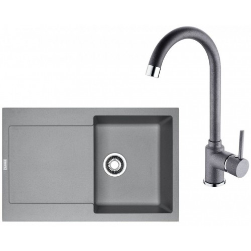 Franke SET G168 (drez MRG 611 + batérie FP 9000.084) Šedý kameň 114.0587.980 Franke SET G168 (drez MRG 611 + batérie FP 9000.084) Šedý kameň 114.0587.980