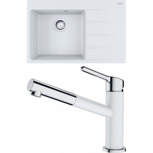 Franke SET G219 (drez CNG 611-78 + batérie FC 3055) biela-ľad 114.0650.825