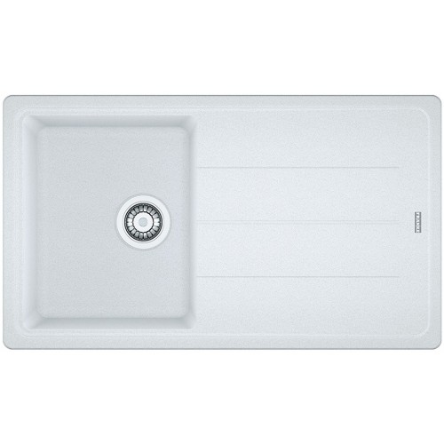 Franke Basic BFG 611-86, 860x500 mm, fragranitový drez, biela ľad 114.0494.912
