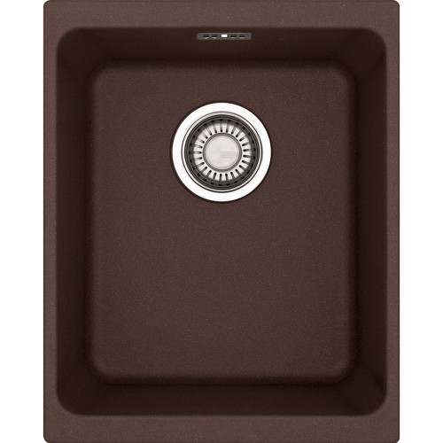 Franke Kubus KBG 110-34,367x460 mm, fragranitový drez, tmavo hnedá 125.0176.647