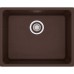 Franke Kubus KBG 110-50, 540x440 mm, fragranitový drez, tmavo hnedá 125.0176.646