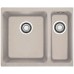 Franke Kubus KBG 160/2, 558x460 mm, granitový drez, sahara 125.0120.165