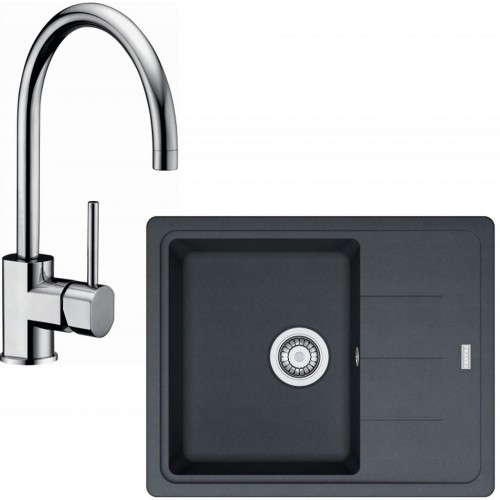 Franke SET G54 granitový drez BFG 611-62 grafit + batéria FC 650.031 chróm 114.0323.795