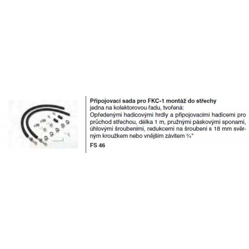 JUNKERS Pripojovacie set pre FKC FS 46 - do strechy JUNKERS Pripojovacie set pre FKC FS 46 - do strechy