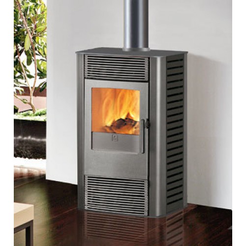 EDILKAMIN FUNKY teplovzdušná krbové kachle na drevo antracitová 641660