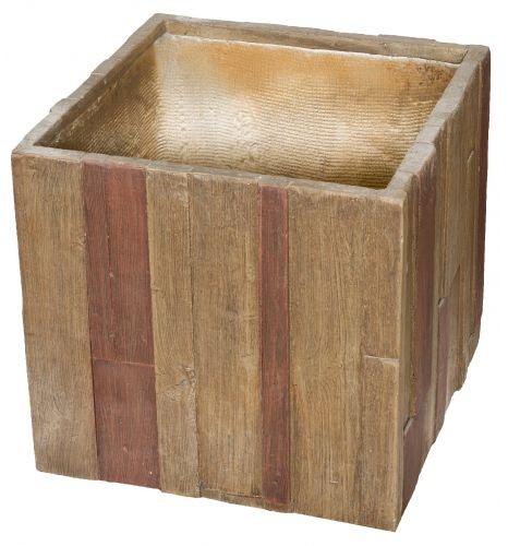 Kvetináč G21 Wood Cube 44x44x41cm 6392631