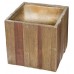 Kvetináč G21 Wood Cube 44x44x41cm 6392631