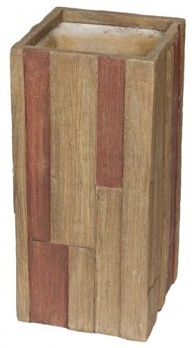 Kvetináč G21 Wood Tube dark 33x33x70cm 6392651