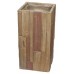 Kvetináč G21 Wood Tube dark 40x40x80cm 6392652