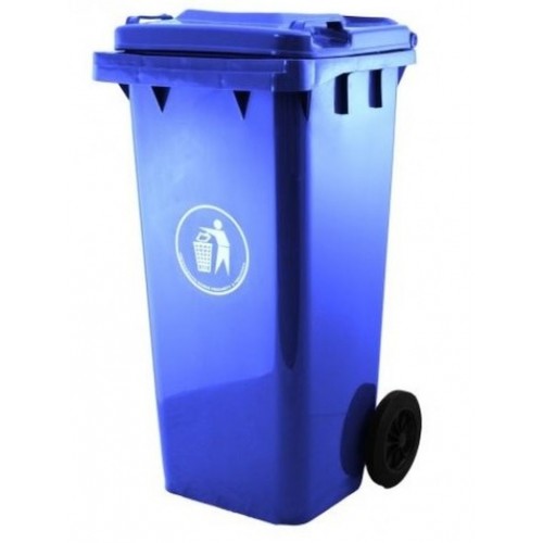 VÝPREDAJ Popolnica GA-120 L, modrá 639093, PRASKNUTÝ VEKO
