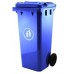 VÝPREDAJ Popolnica GA-120 L, modrá 639093, PRASKNUTÝ VEKO