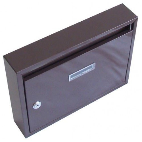 Schránka poštová paneláková 325x240x60mm hnedá bez dier 63921671 Schránka poštová paneláková 325x240x60mm hnedá bez dier 63921671