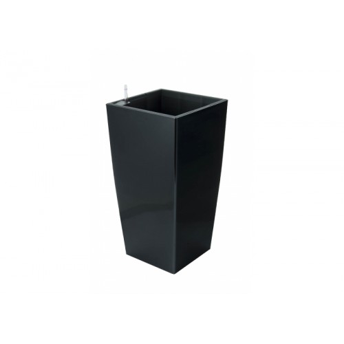 Samozavlažovací kvetináč G21 Linea čierny 39cm 639243