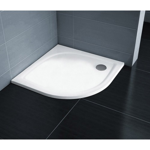 RAVAK ELIPSO PRO 90 FLAT čtvrtkruhová sprchová vanička 90x90 cm XA237711010