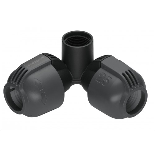 GARDENA Sprinklersystem prípojka zadažďovača -L-kus 25 mm x 3/4" vnútorný závit, 2764-20