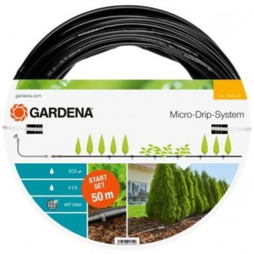 Gardena Micro-Drip System Štartovacia sada pre rastliny v riadkoch, L 50m,13013-20