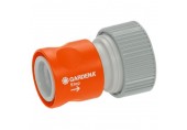 GARDENA Prechodka so stopspojkou 19 mm (3/4") 2814-20