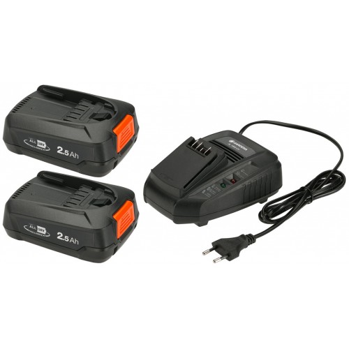 GARDENA Štartovacia sada P4A 2 x PBA 18V/45 + AL 1830 CV (2x2,5 Ah/18V) 14907-20