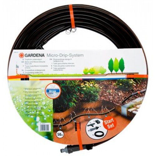 GARDENA Micro-Drip-Syste-kvapkacia hadica podzemná, 50 m + základný prístroj 1000, 1389-20