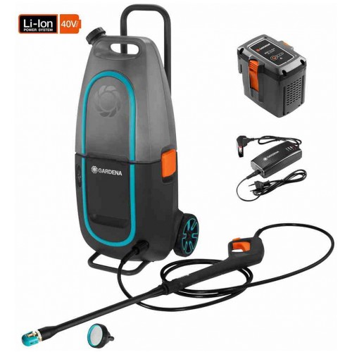 BAZÁR GARDENA AquaClean Li-40/60 Vysokotlakový čistič, 40V / 2,6 Ah, s aku, 9341-20 PO SER