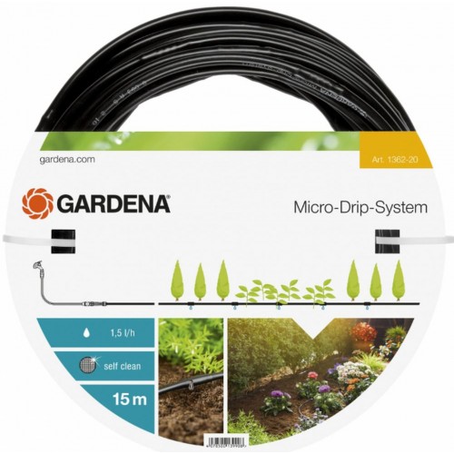GARDENA Micro-Drip-System-kvapkacia hadica nadzemná 4,6 mm (3 / 16'') 15m, 1362-20