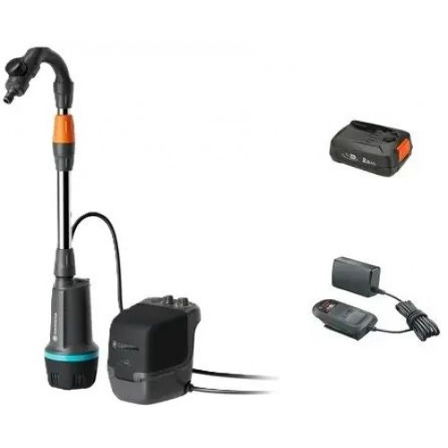Gardena 2400 ComfAuto 18V P4A Aku čerpadlo do suda (1x 2,5Ah) 14605-20 Gardena 2400 ComfAuto 18V P4A Aku čerpadlo do suda (1x 2,5Ah) 14605-20