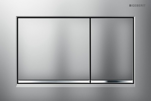 Geberit Omega30 Ovládacie tlačidlo, pochrómovaná matná, pochrómovaný lesklý 115.080.KN.1
