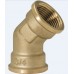 GEBO koleno 45 ° 3/4 "F x F mosadz 120-5BR