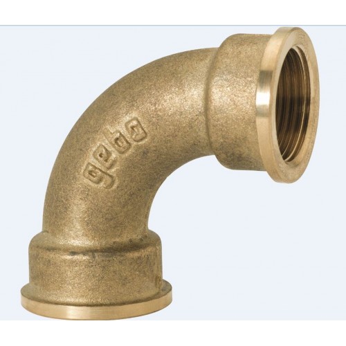 GEBO oblúk 90 ° 2 1/2 "F x F mosadz 2-10BR GEBO oblúk 90 ° 2 1/2 "F x F mosadz 2-10BR