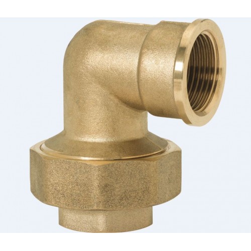 GEBO šróbenie rohové 90 ° kónické tesnenie 1 1/2 "F x F mosadz 96-8BR