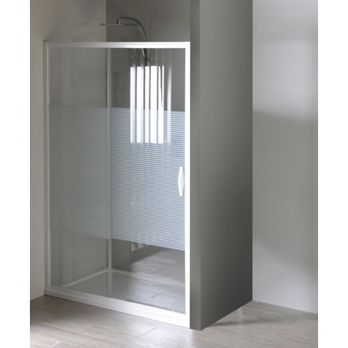 GELCO Eterno sprchové dvere posuvné 100 L / P, sklo STRIP GE6910