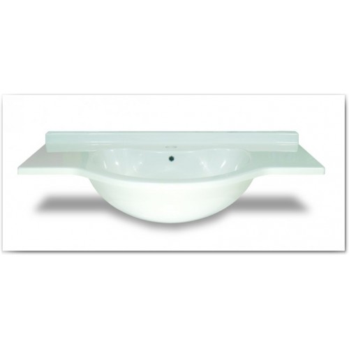 GELCO GP 60 umývadlo z liateho mramoru 60x48, biela GELCO GP 60 umývadlo z liateho mramoru 60x48, biela