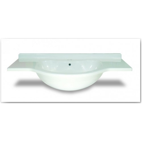 GELCO GP 75 umývadlo z liateho mramoru 75x48, biela GELCO GP 75 umývadlo z liateho mramoru 75x48, biela