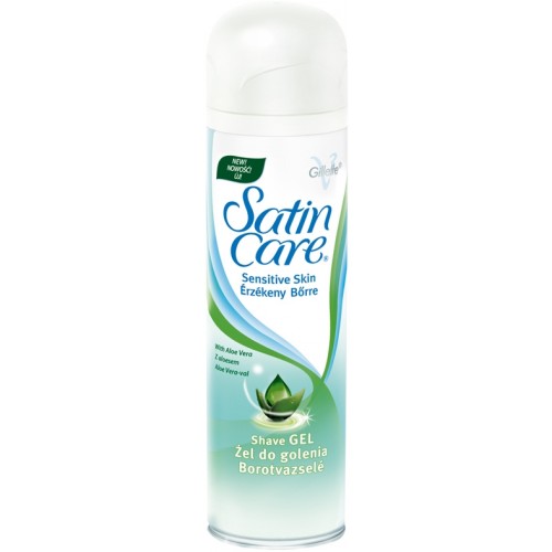 GILLETTE Satin Care Sensitive gél 200 ml GILLETTE Satin Care Sensitive gél 200 ml