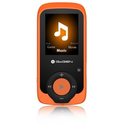 GoGEN MP3/MP4 MAXI MP3, 4GB, oranžová farba