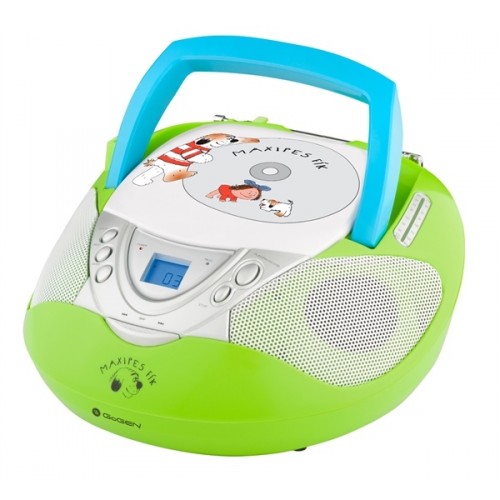 GoGEN rádioprijímač s CD MAXI RADIO G, CD / MP3 / USB, zelený GOGMAXIRADIOG