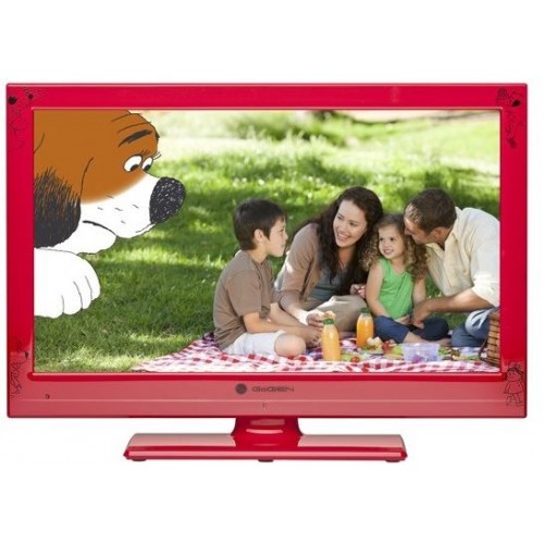 GoGEN Televízia MAXI TELKA 22 R, LED, červená