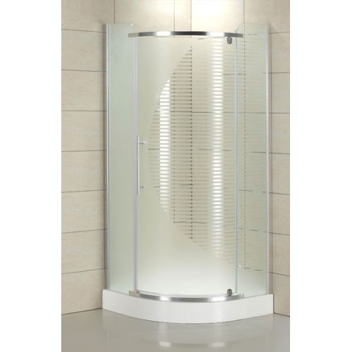 Sprchový kout Roltechnik GRADO LH / transparentní 900x900 + potisk