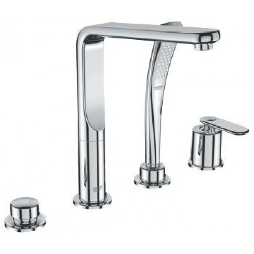 GROHE Veris - Trojotvorová vaňová batéria, chróm 19373000