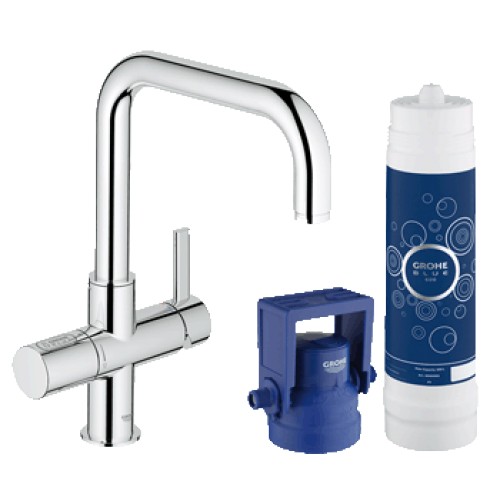 GROHE Blue - Páková drezová batéria s filtračnou funkciou, chróm 31299001