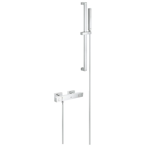 GROHE Grohtherm Cube-Termostatická sprchová batéria, sprchová súprava 600mm,chróm 34492000 GROHE Grohtherm Cube-Termostatická sprchová batéria, sprchová súprava 600mm,chróm 34492000