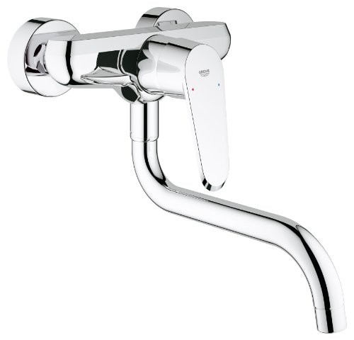 GROHE Eurodisc Cosmopolitan nástenná páková drezová batéria, DN 15, chróm 33772002