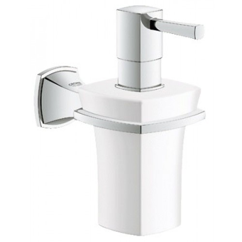GROHE Grandera držiak s keramickým dávkovačom mydla, chróm 40627000