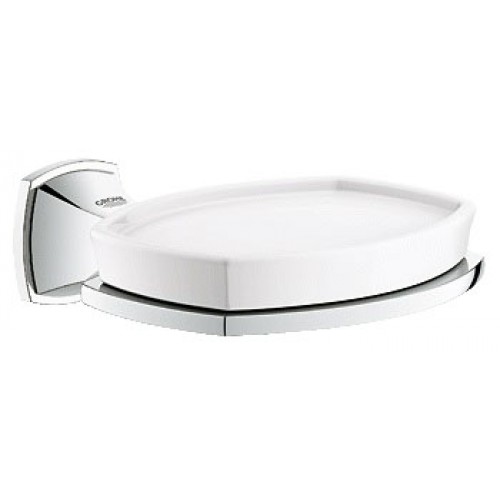 GROHE Grandera držiak s keramickou mydelničkou, chróm 40628000